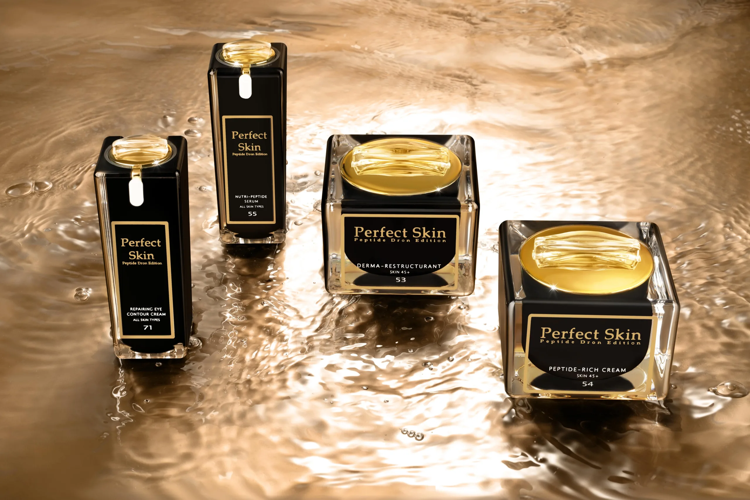 Набір 1: Комплекс Anti age 45+ Perfect Skin Golden Derma-Restructurant Collagenine 530